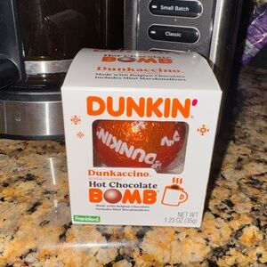 Dunkin Hot Chocolate Bomb with Orange Accents NIB